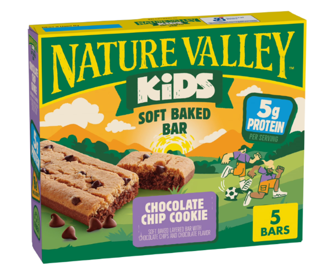 (image for) Soft Baked Bars Choc Chip Cookie 5ct,6.75oz